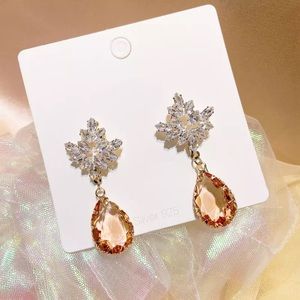 3/$25 Maple Leaf Crystal Earrings